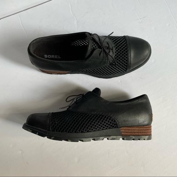 Sorel Major Oxford black leather and mesh 7.5 - Picture 4 of 14